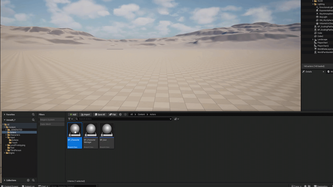 Right-clicking an asset editor tab in Unreal Engine and choosing the Tab Assist save option from the context menu